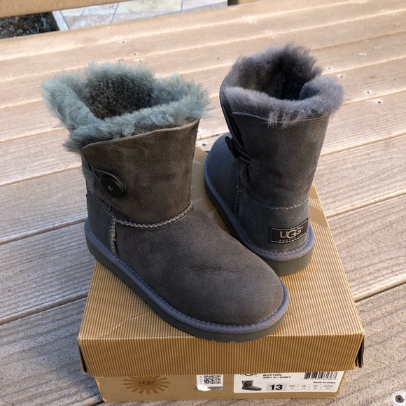 UGG Other - Authentic UGG K Bailey Button shoes kids size 13